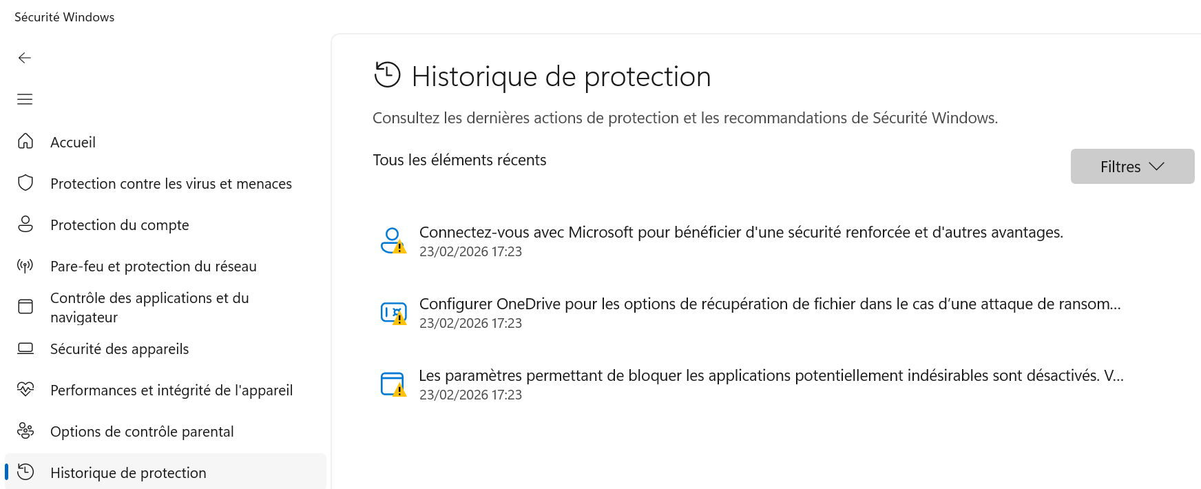 historique menaces &  statut